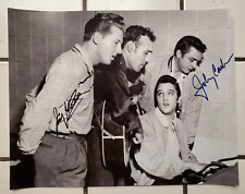 Jerry Lee Lewis and Johnny Cash signed 11x14 photo, COA, Million Dollar Quartet picture