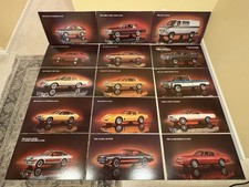 1980 Chevrolet 32” x 18” Chevy Dealer Poster Set of 15-Corvette, Camaro, Blazer+ picture