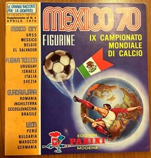 1970 Panini MEXICO 70 World Cup EMPTY BLANK ALBUM Beautiful FREE FIGURES picture
