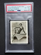 MARILYN MONROE 1953 Greiling Filmstars #159 PSA 6.5 POP 2 picture