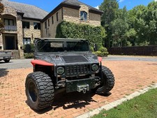 Modified military Humvee with rebuilt engine picture