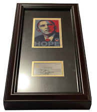 President Barack Obama Autographed US Senator Business Card (JSA Full letter) picture