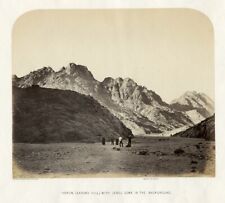 Photo Sgt James M. McDonald Albuminated Egypt Jebel Musa Mount Sinai 1865 picture
