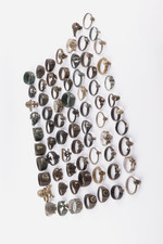 Collection 72 pcs Skull Bones ww2 WWII Ring war period ww1 WWI Battlefield set picture