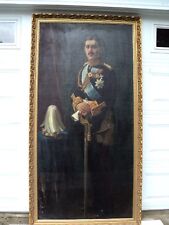 King Alexander of Greece 1917 1920 Huge Oil Painting 81