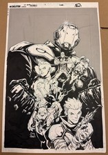 Ultimate Universe Two Years In # 1 Cover Original Art Ryan Stegman OA picture