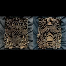 Set of 2 Copper Tjap Cap Chop Stamp Head Stone Batik Print Block Crest picture