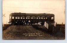 RPPC Real Photo Postcard Texas Webster Interurban GHE Railway Cincinnati Car picture