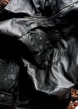 GENUINE JANET JACKSON 93 94 WORLD TOUR LEATHER COAT XXL MEN picture
