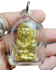Amulet Burmese two giant brothers medicine fetish reflection expel black... picture