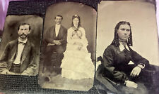 Rare Antique Tintype Lot Of Doc Holliday & Kate Horoney Wedding Portrait  picture