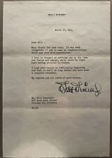 Walt Disney Signed Executive ￼Letter 'Never Retire' Rare Autograph Signature JSA picture