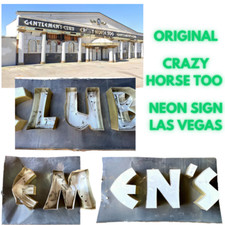 Crazy Horse Too Las Vegas Original Neon Sign Museum Mafia History Authentic Mob picture