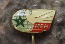 Mem Esperanto Her International Womens Woman Day Dove of Peace Pin Badge  picture