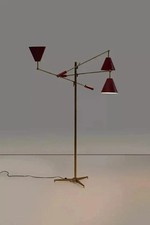 1950's Mid Century Angelo Modern Italian Style Arredoluce Triennale Floor Lamp picture