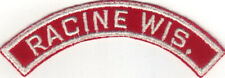 BOY SCOUT RACINE WIS. COMBO COMMUNITY / STATE RED & WHITE HALF STRIP 1967 JSP picture