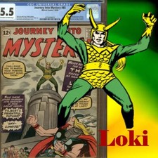 1962 Journey Into Mystery #85 CGC 5.5 ( Marvel) 1st Loki 3rd Thor 🔑🔥🔥🔑🔑🔑 picture