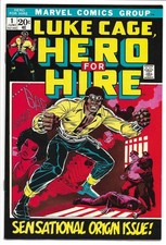 HERO FOR HIRE #1 NM/MT 9.8 BRONZE MARVEL UNREAD ORIGINAL OWNER BOOK LUKE CAGE picture