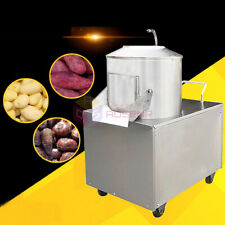 Commercial Potato Peeler Automatic Sweet Potato Peeling Cleaning Machine 220V picture