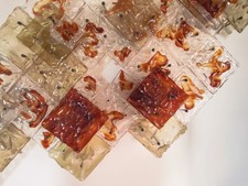 Murano Glass Modular Chandelier Attributed to Venini Italy 1970s -Zuccheri picture