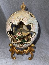 VINTAGE Franklin Mint - House of Faberge The Robin - Rare Early 90’s picture