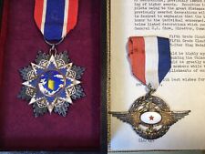 WWII RARE AVG FLYING TIGERS ACE'S CHINESE WINGED STAR / CLOUD & BANNER MEDAL LOT picture