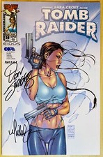 Tomb Raider #9 Michael Turner Signed W/Dan Jurgens 2000 Unread NM/NM+ Lara Croft picture