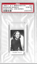 1940 C & T Bridgewater Film Stars-8TH #23 Rosalind Russell PSA 10 GEM - Pop. 1/3 picture
