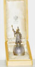 Antique Imperial Russ Faberge Silver Stirrup Cup Goblet  Vodka Cup c1890's Boxed picture