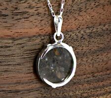 The Olivier Lunar Necklace I 925 Silver Meteorite Pendant Jewelry  TOP METEORITE picture