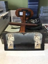 1892 Keystone Eye Comfort Stereoscope W/Manual 12 Cards + Rare Babe Ruth Card picture