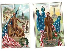 Antique R. Tuck & Sons' Post Cards - Lincoln's Birthday - Two Different picture