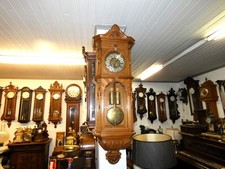 5A121 - 145cm Coureur Baroque Viennois Regulator-Top Zustand-Massiv-Gravierung picture