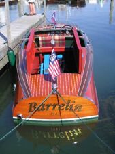 1941 Chris-Craft Deluxe Runabout 17' Restored Barrelback, Hull #71735 131HP KFL picture