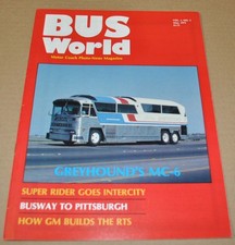 Bus World Magazine 1979 Greyhound MC-6 Super Rider Trailways Peter Pan GMC picture