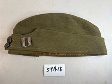 WW1 Captains Overseas Cap British Pattern w/Insignia Vintage Military 34H18 picture