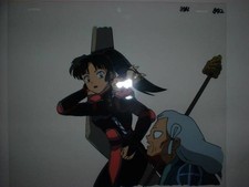 Inuyasha Original Cel Art Sango and Kirara Based on the work of Rumiko Takahashi picture
