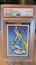 1979 Mr. Wimpy's Marvel Super Heroes / Villains - #4 The Silver Surfer PSA 10 picture