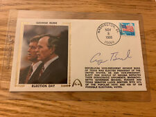President George H.W. Bush Signed Gateway Cachet Election Day FDC picture