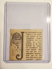 Shoeless Joe Jackson Cleveland Plain Dealer 1910