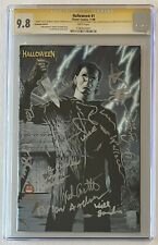 HALLOWEEN #1 • CGC SS 9.8 • SIGNED BY 10 • SIGNED BY JAMIE LEE CURTIS • CHROMIUM picture