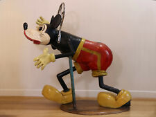 MICKEY MOUSE WALT DISNEY RARE VINTAGE  WOOD FIGURE  FOR CAROUSEL OF 1930  picture