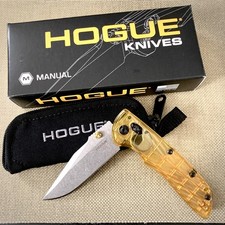 🔥RARE Hogue Deka 24235 Ultem Scales MagnaCut Clip Point USA BNIB Mint EDC 🔥 picture