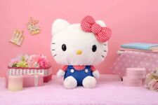 RARE Sainrio Hello Kitty BIG Plaid Checkered Plush doll Exclusive to JP 13.4in picture