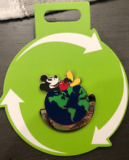Disney pin 134030 Mickey Mouse Earth Day 2019 environment green world after all picture