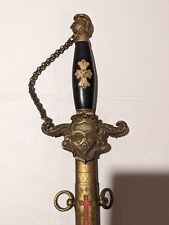 Knights Templar Sword Antique American Civil War Masonic picture