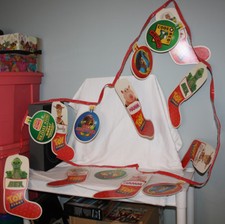 Vintage DISNEY TOY STORY BURGER KING BANNER Buzz Woody Rare 1995 Orig Christmas picture