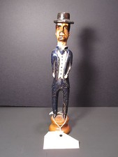 ANTIQUE IOWA MUSEUM DEACCESSION ABRAHAM LINCOLN FOLK ART CARVING ORIGINAL PAINT picture