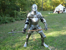 Medieval Knight Suit of Armor LARP SCA Costume Full Body Armour Halloween Party picture