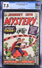 Journey Into Mystery #83 CGC 7.5 -- Marvel 1962 -- Origin & 1st Appearance Thor picture